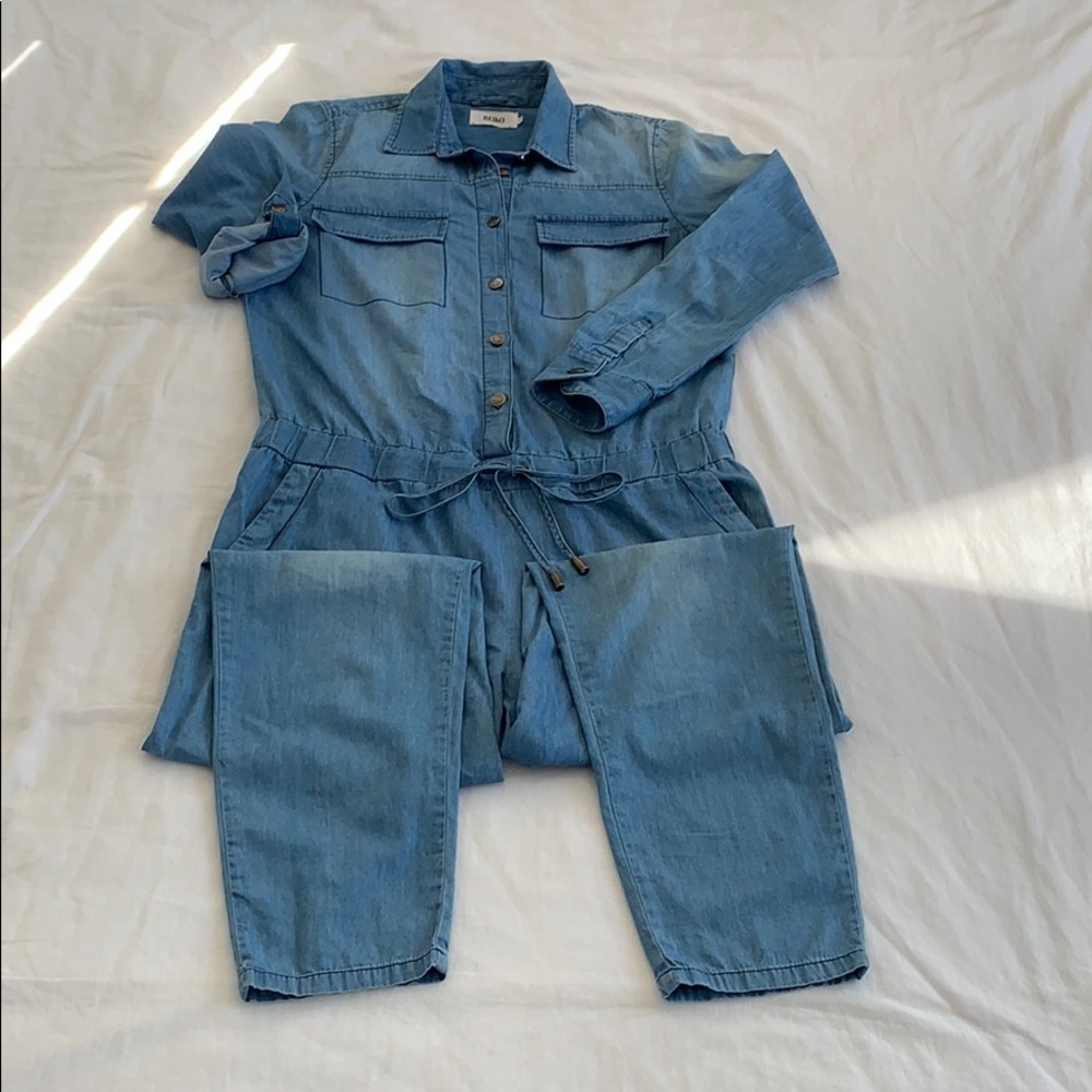REIKO CHAMBRAY JUMPSUIT